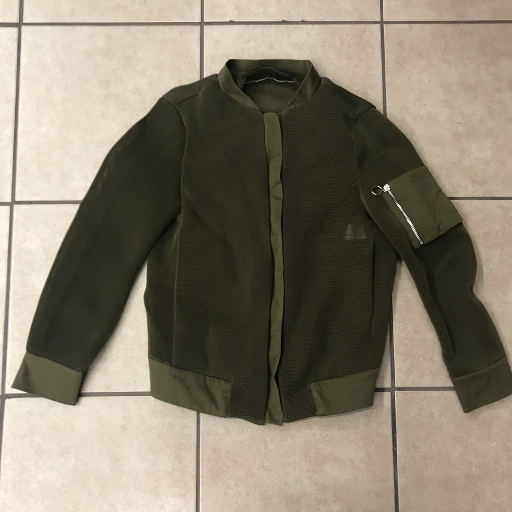 Zara woman studio Olive green jacket